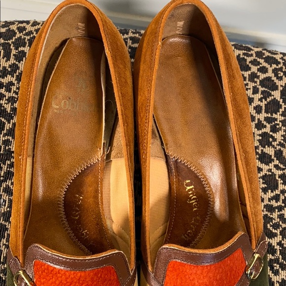 Gorgeous 1960s color block heels - Picture 3 of 7